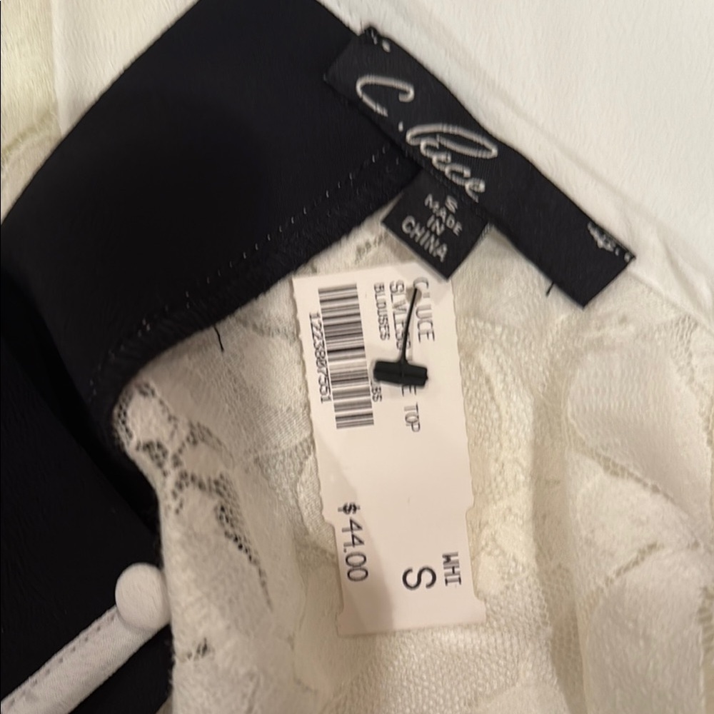 Cliche White Lace Top